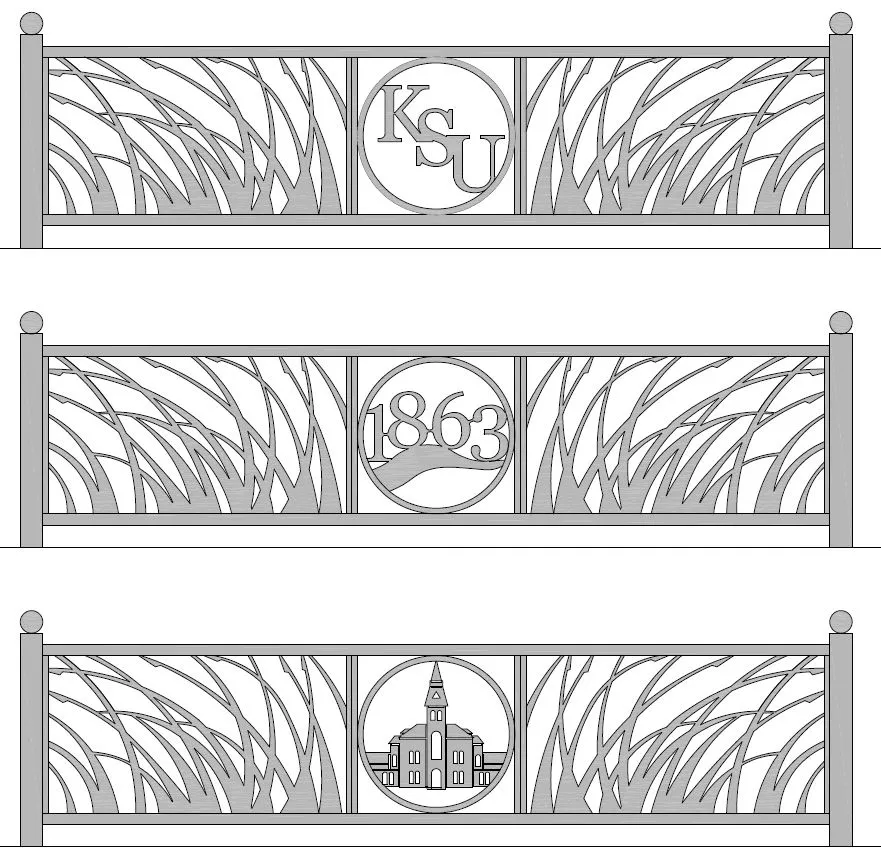 Anderson Hall Decorative Bench Renderings