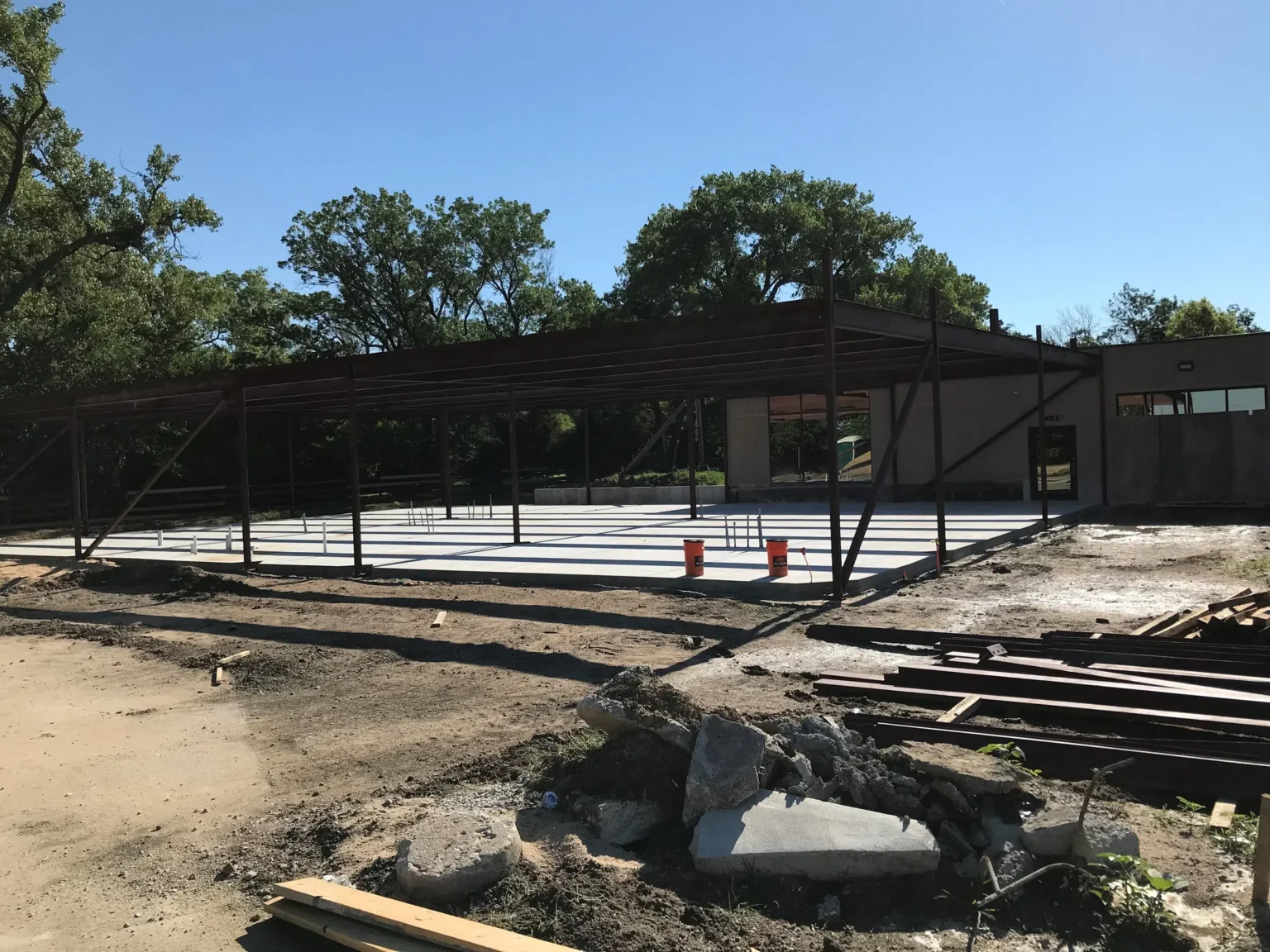 Berry Project Structural Steel Erection – Progress 1