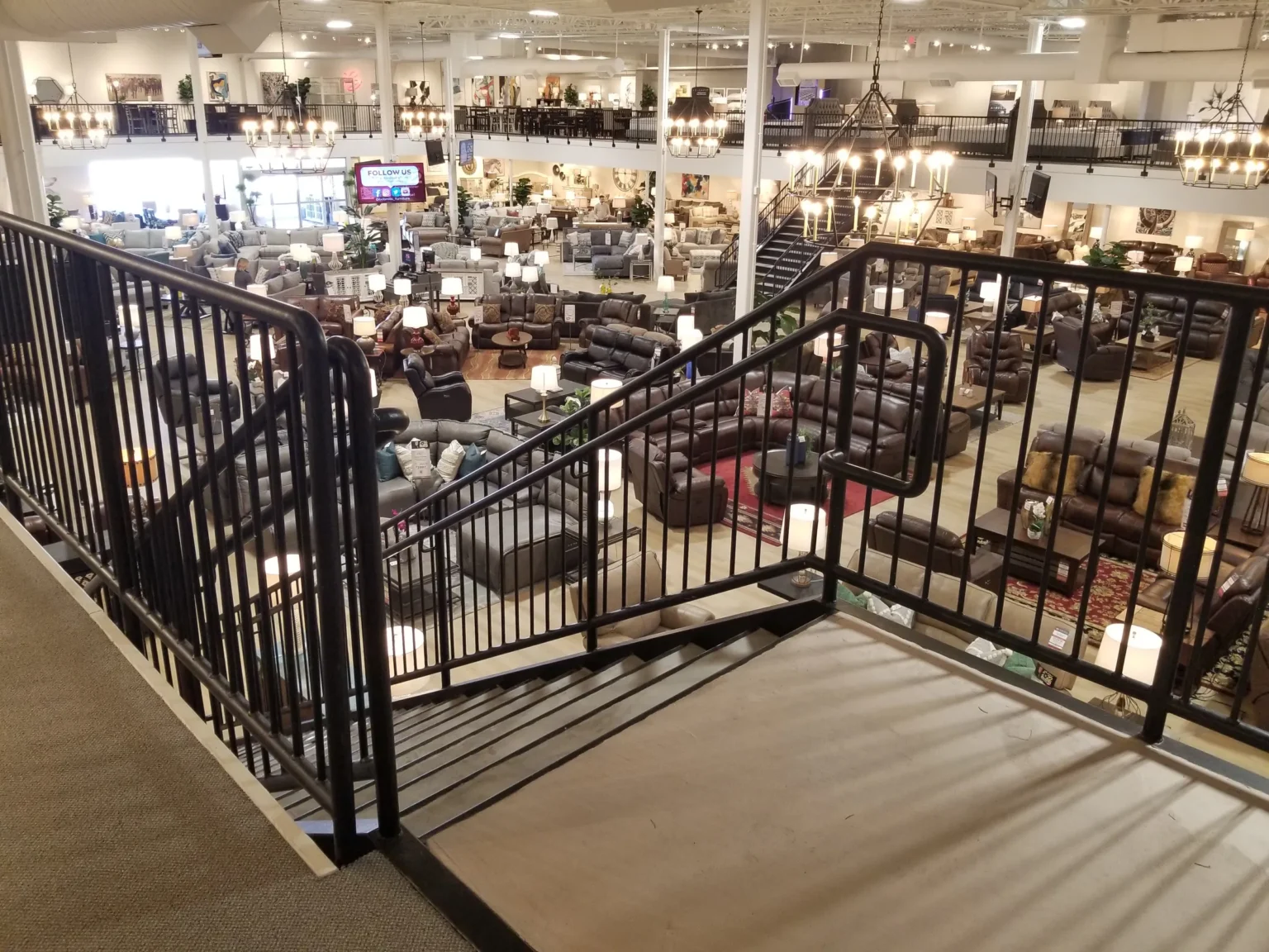 Bob Mills Steel Stair and Railing – Showroom View 2