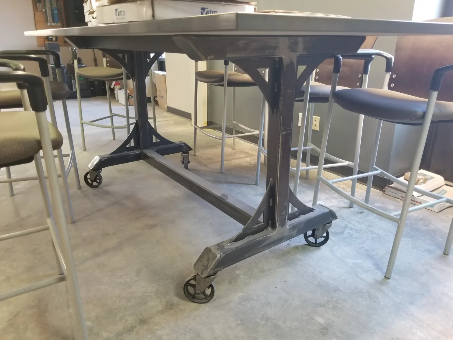 Custom Fabricated Steel Table