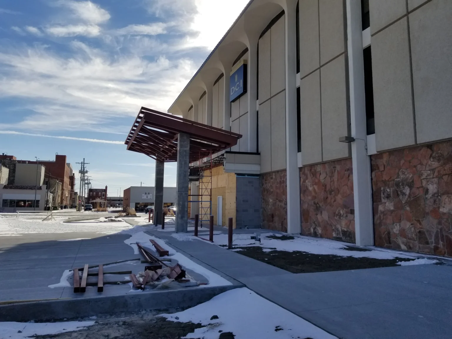 Data Center Incorporated Entry Canopy – Completed