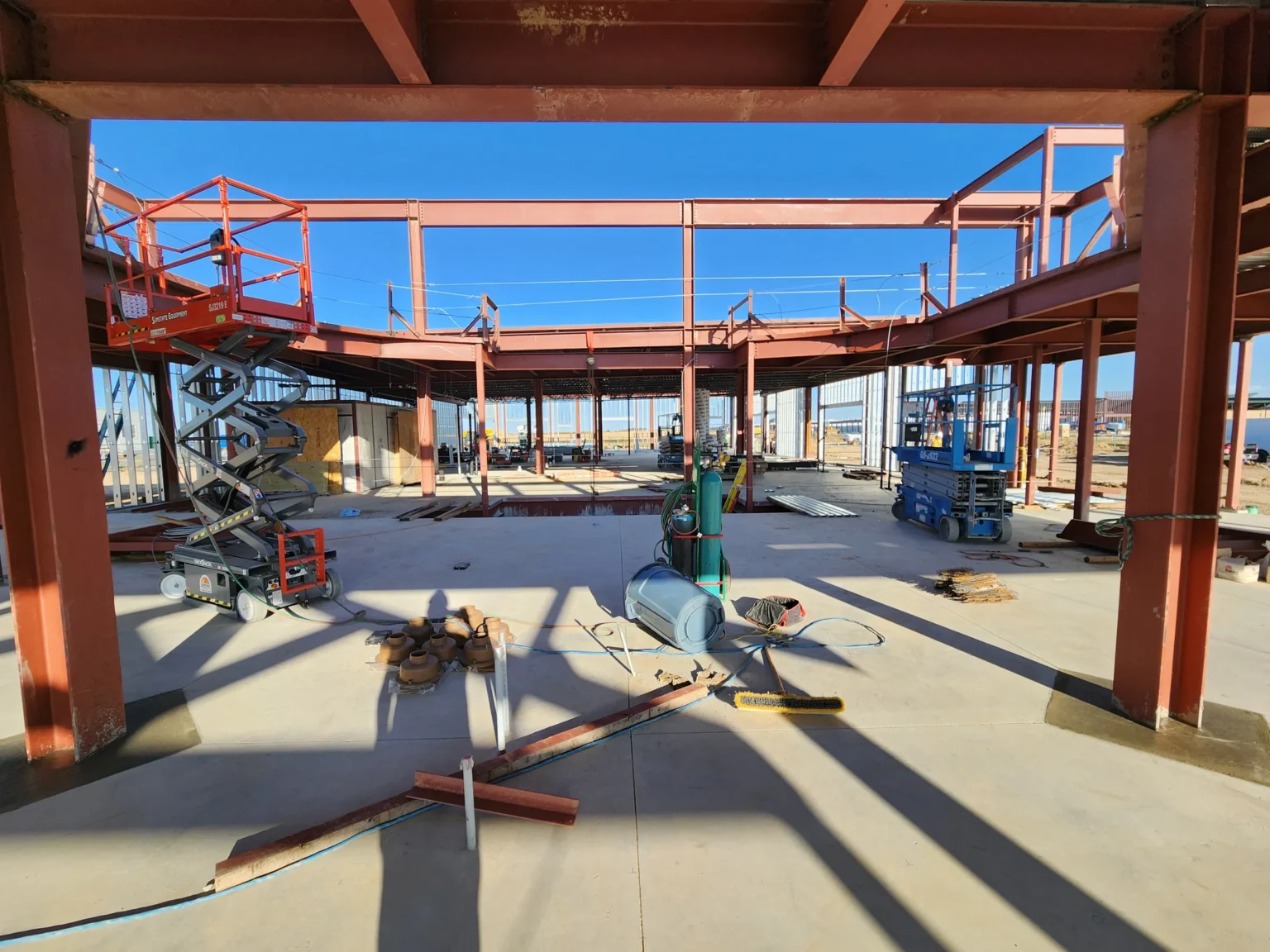F&M Bank Bennett Colorado – Structural Steel Framing