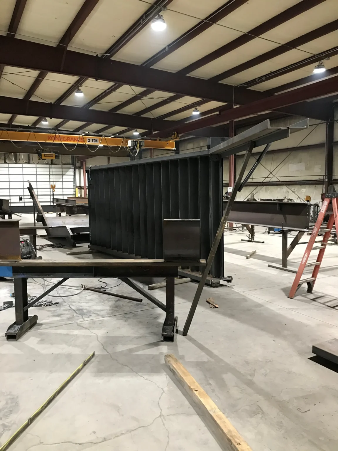 Fabricated Steel Stair Railing Panel – View 2
