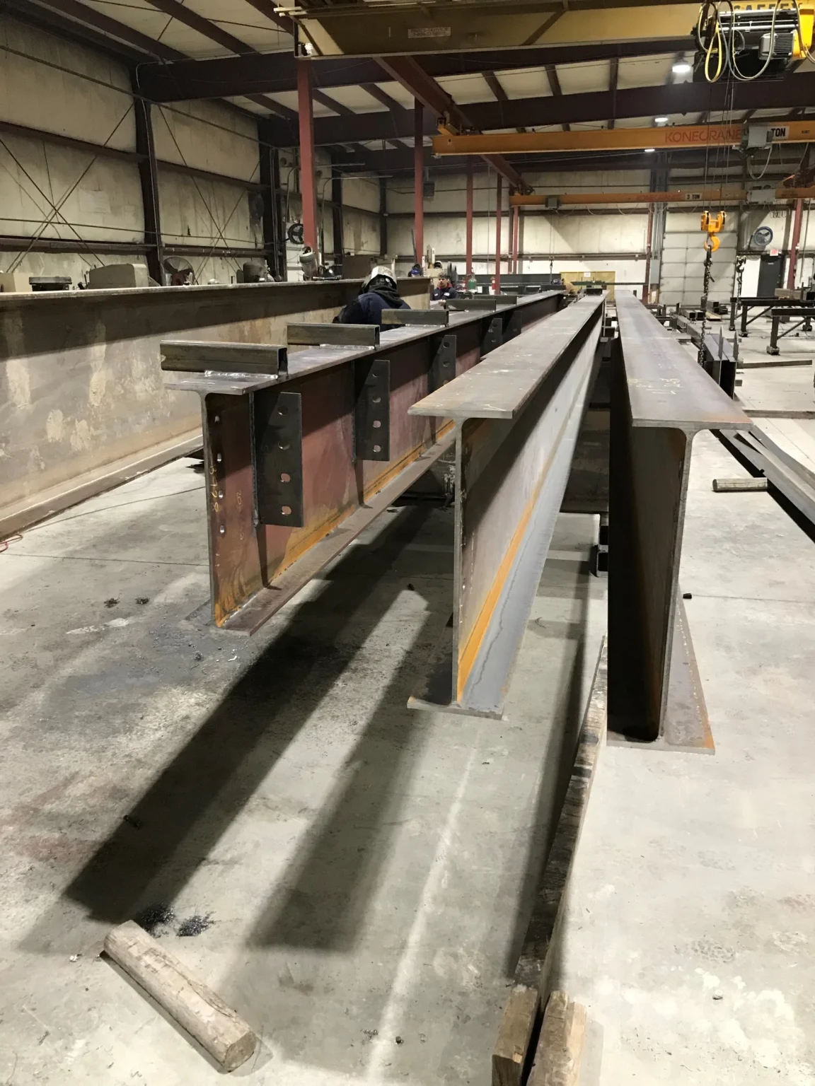 Fabricated Structural Steel Members – Shop View 1