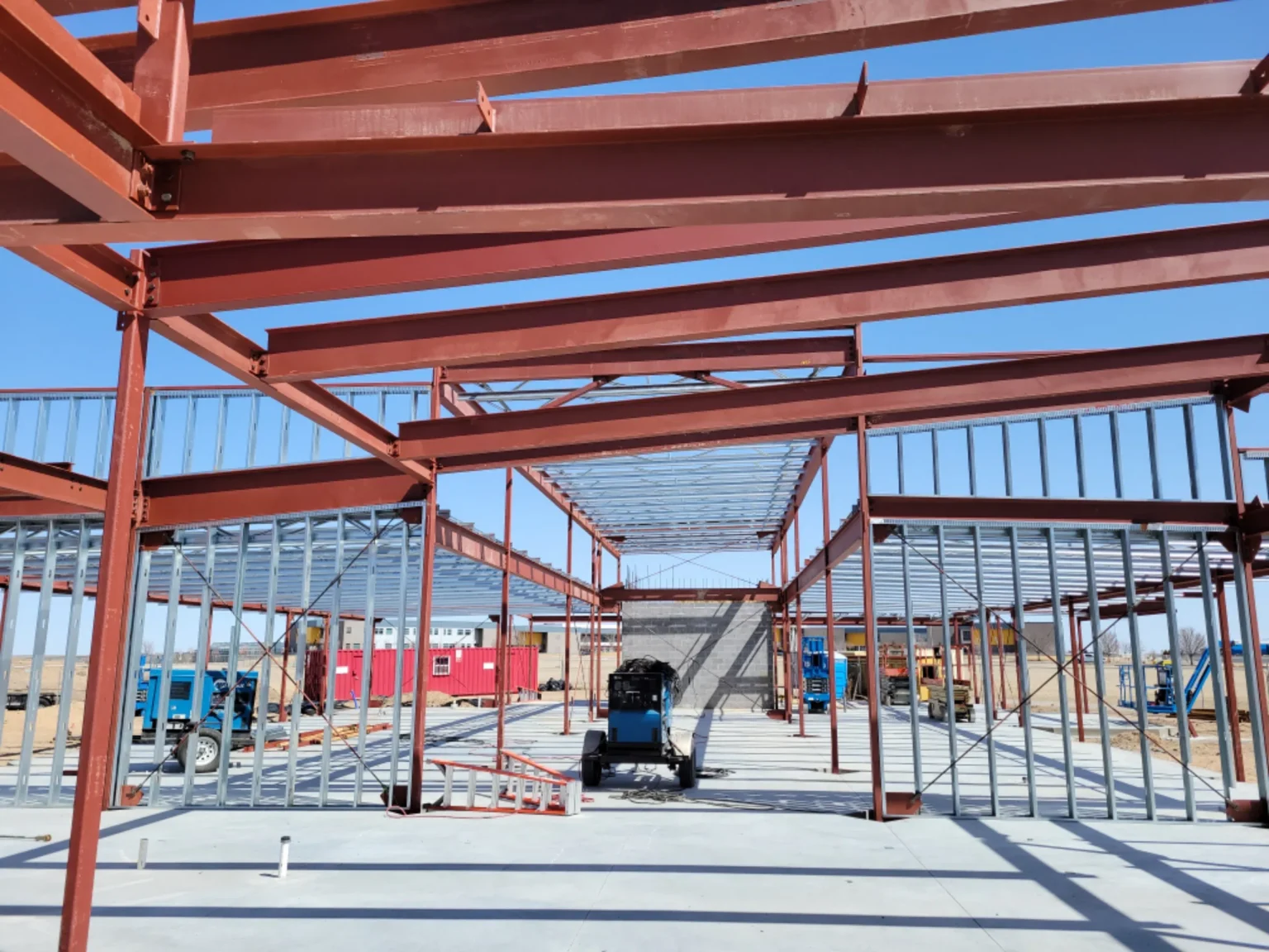 Garden City Optometrist – Structural Steel Framing 1