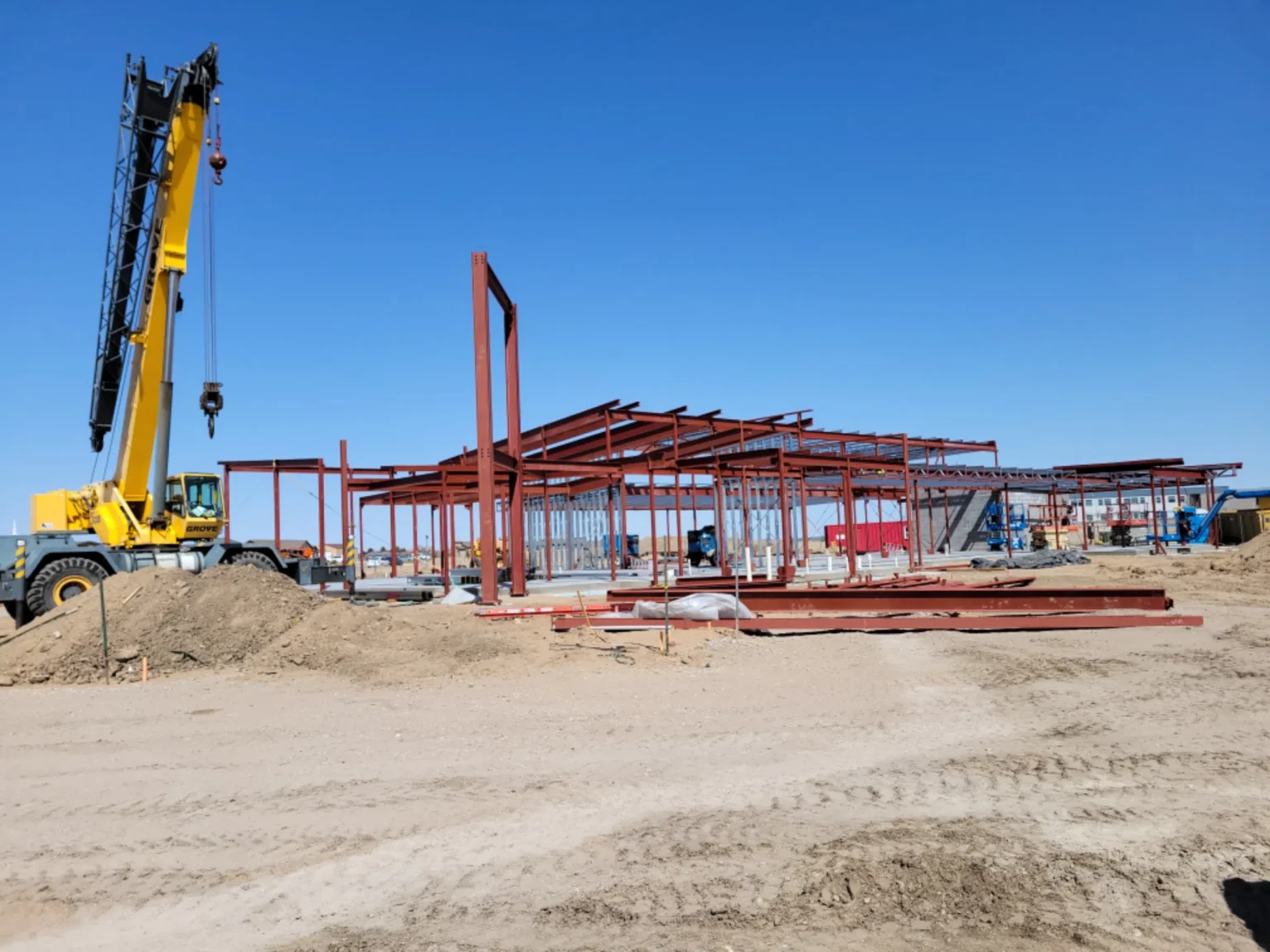 Garden City Optometrist – Structural Steel Framing 2