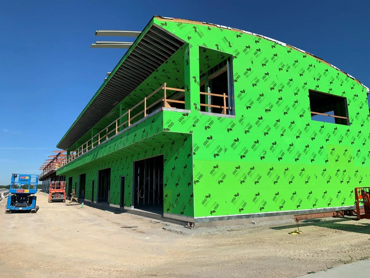 Hedge Hollow Racetrack Building A – Exterior Progress 2