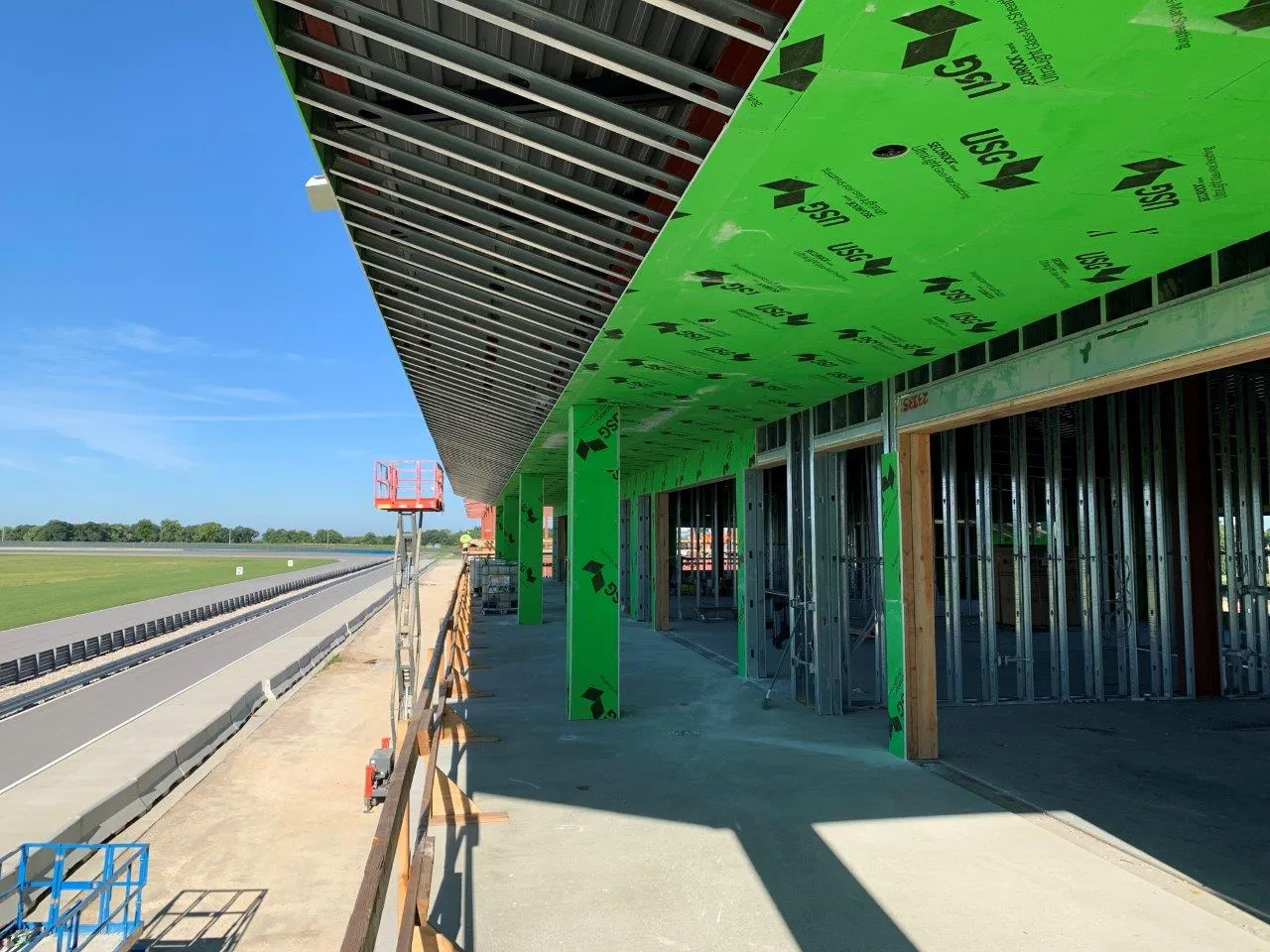 Hedge Hollow Racetrack Building A – Exterior Progress 3