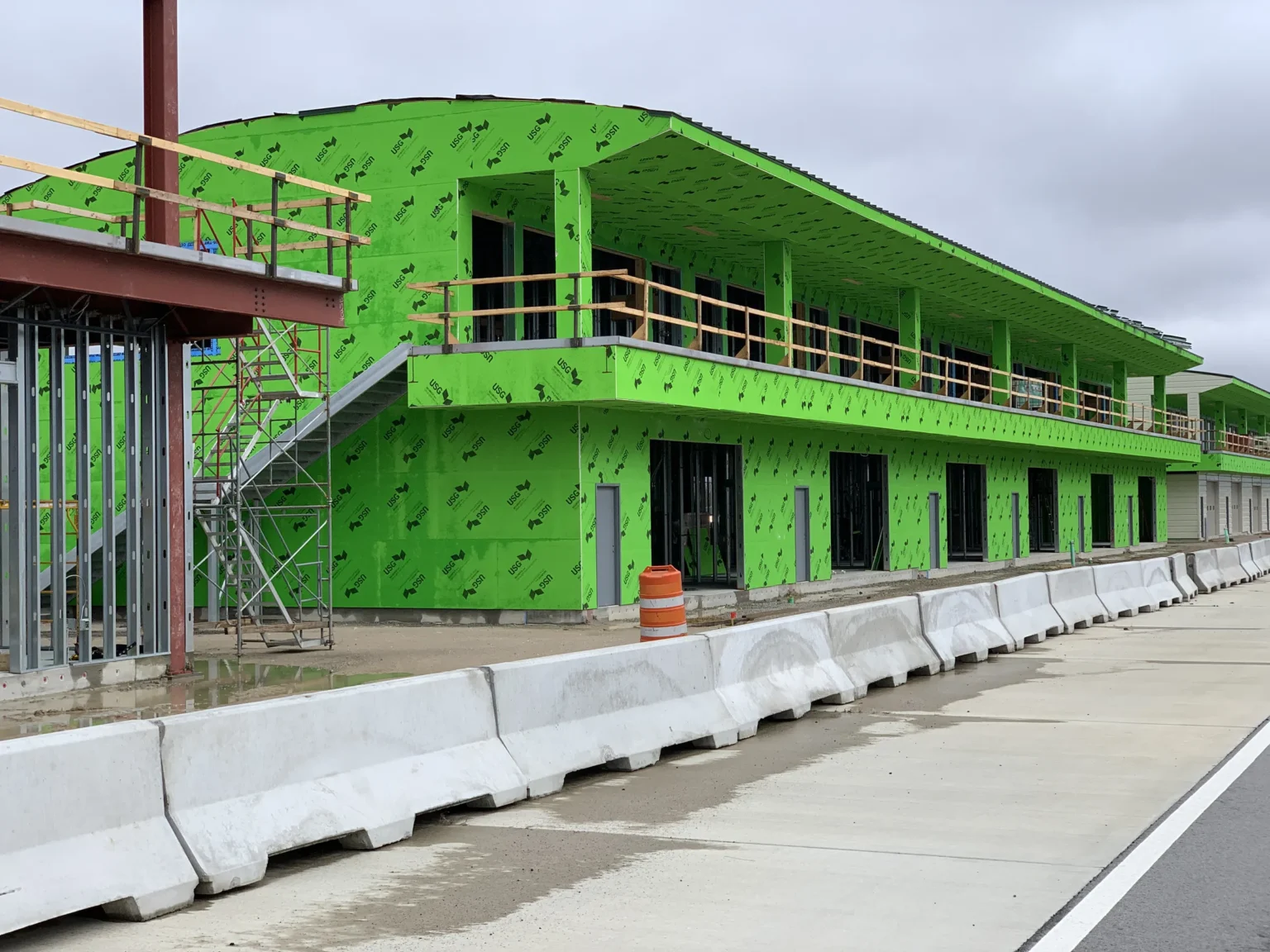 Hedge Hollow Racetrack Building A – Exterior Progress 6