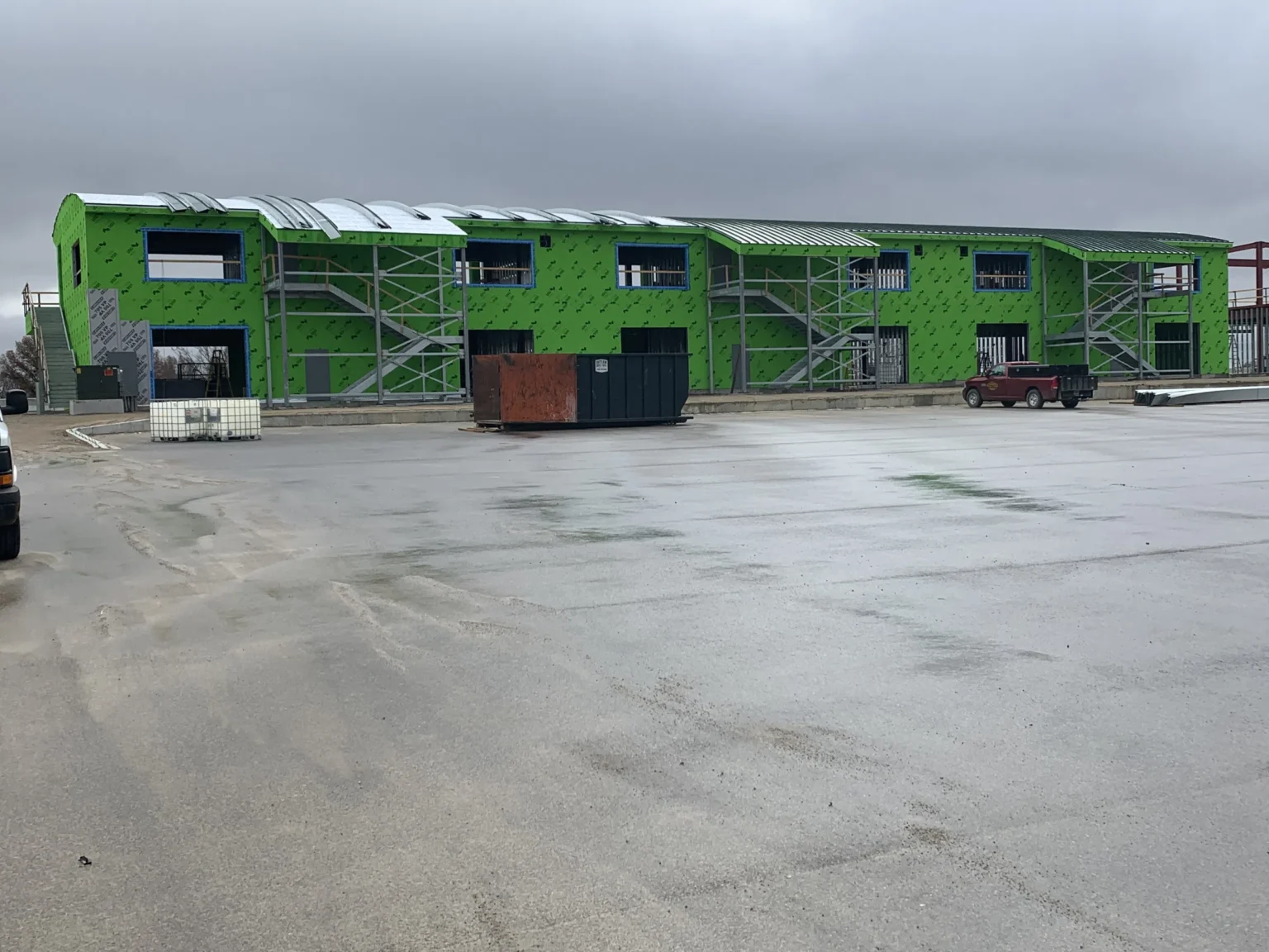 Hedge Hollow Racetrack – Building Exterior Progress 2