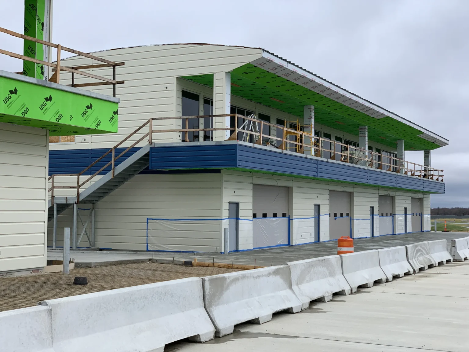 Hedge Hollow Racetrack Railing Progress – View 2