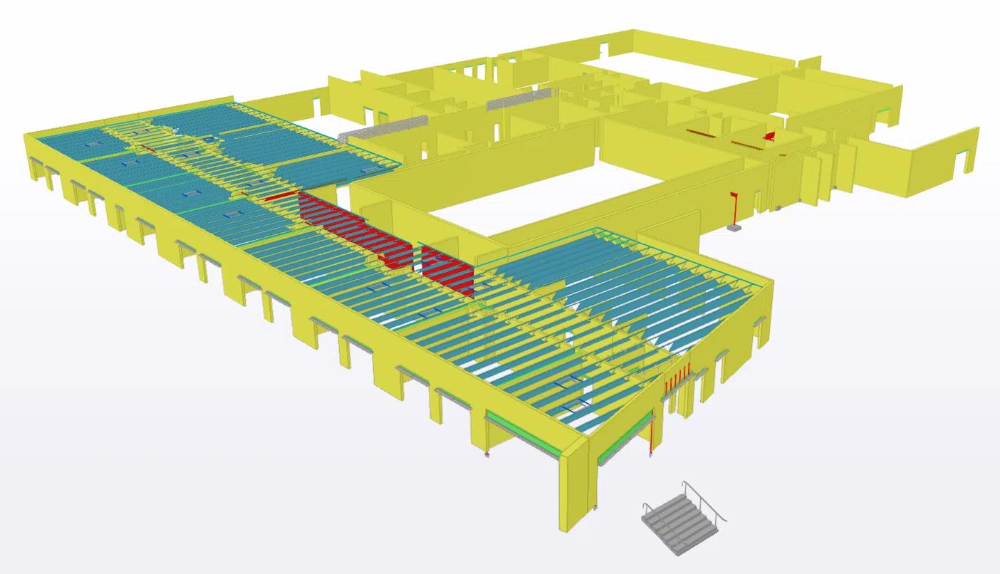 LRHS Structural Steel BIM Model