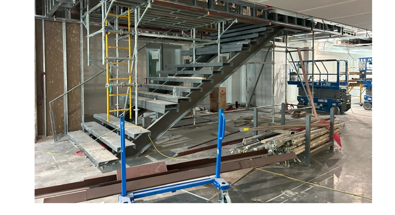Populous TI Steel Stair Fabrication